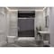 Anzzi 48 in. x 76 in. H Sliding Frameless Shower Door in Brushed Nickel w/ Tsunami Guard Tempered Glass SD-FRLS05701BN - alternate 3